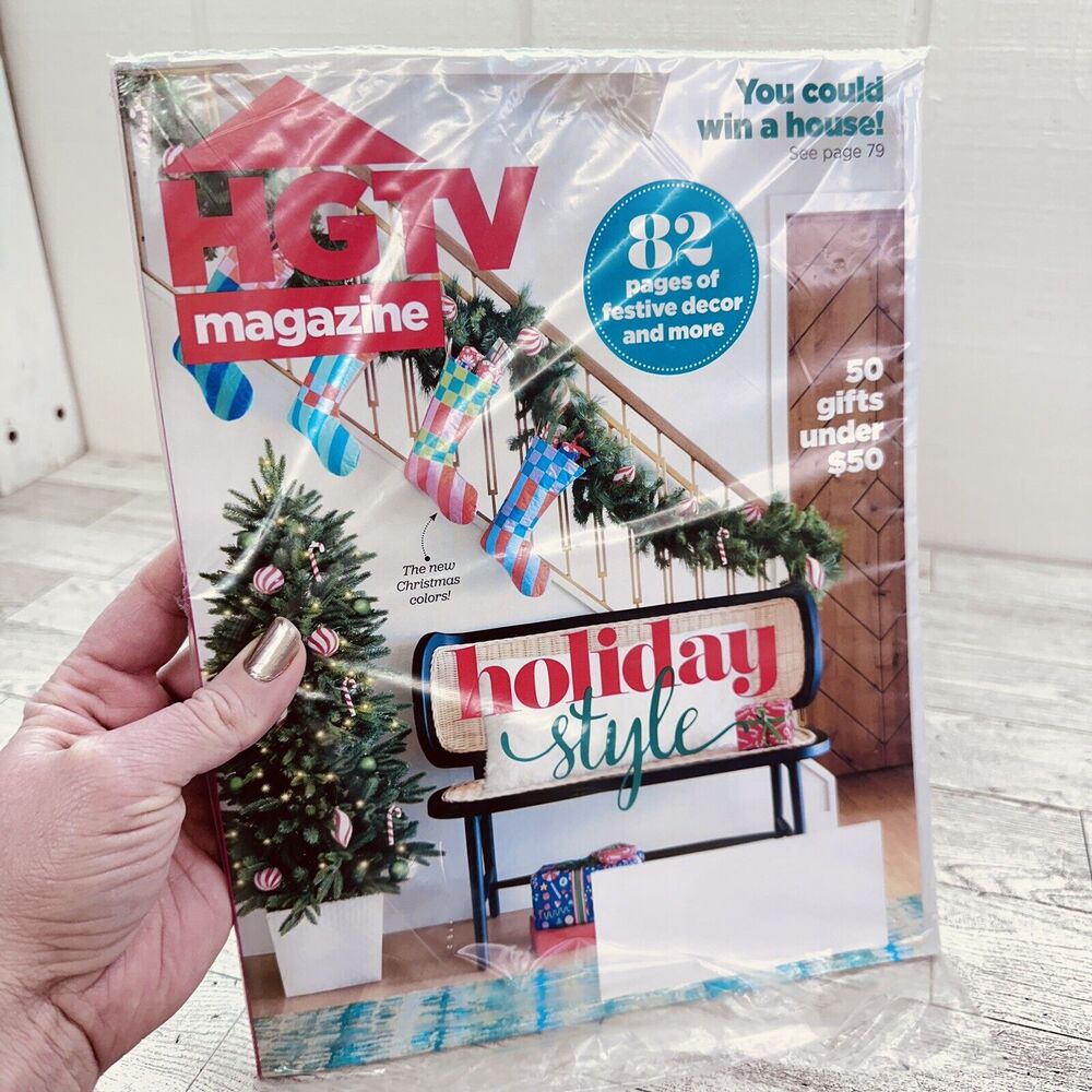 HGTV Magazine November / December 2023 Holiday Style‎ - BRAND NEW